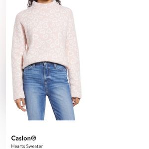 Caslon Hearts Sweater